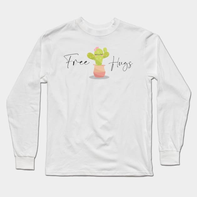 Free Hugs Long Sleeve T-Shirt by ShawneeRuthstrom